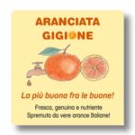 Manifesto aranciata Gigione